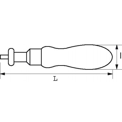 Tournevis dynamométrique monocouple débrayable 1/4’’ 0,5 - 4Nm - SAM OUTILLAGE - 40-MC-5 pas cher Secondaire 1 L