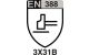 Picto EN 388-3X31B
