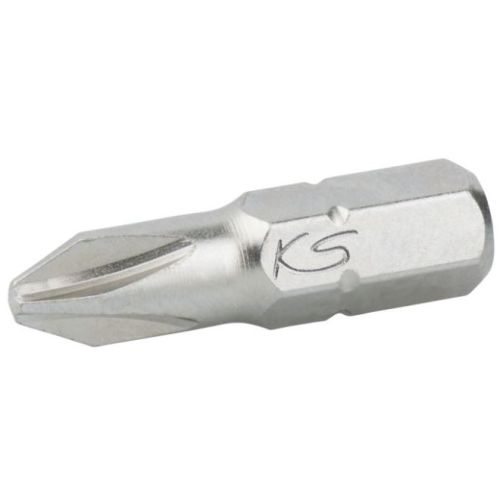 Boîte de 5 embouts de vissage 1/4'' Phillips 25 mm PH0 KS TOOLS 911.2394 photo du produit