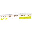 Peigne monobloc RESI9 1 P + N 63 A 13 modules avec cache dents 5 m SCHNEIDER ELECTRIC R9PXH213R photo du produit