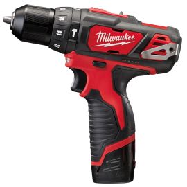 Perceuse-visseuse à percussion 12V Milwaukee M12 BPD-202X + 2 batteries 2 Ah + chargeur + HD BOX - 4933446045 photo du produit Principale M