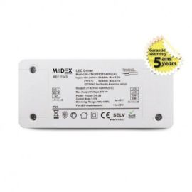 Alimentation pour LED Miidex Lighting 18 W 0 - 10 V dimmable - 7543 photo du produit Principale M