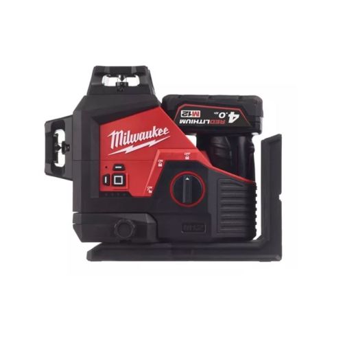 Laser 3 lignes 12 V M12 3PL 360° (pack complet) + 1 batterie 4 Ah + chargeur en coffret Packout MILWAUKEE 4933478960 photo du produit Secondaire 3 L