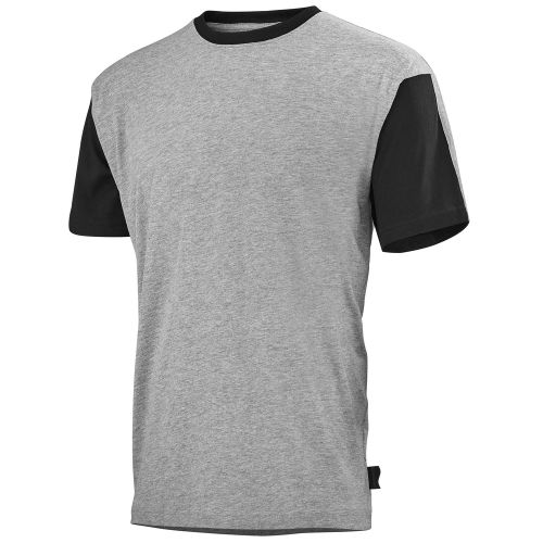 Tee-shirt de travail à manches courtes mixte FLANGE gris/noir T3XL - LAFONT - C190ATT01410XXL pas cher Principale L