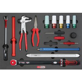 Module spécial démontage roues Ks Tools 16 pièces - 815.1195 photo du produit Principale M
