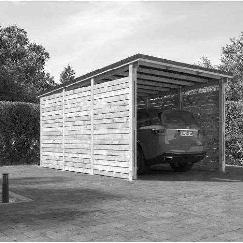 Carport en bois CESAR 17,7m² - FOREST STYLE - 3828 pas cher Secondaire 6 L