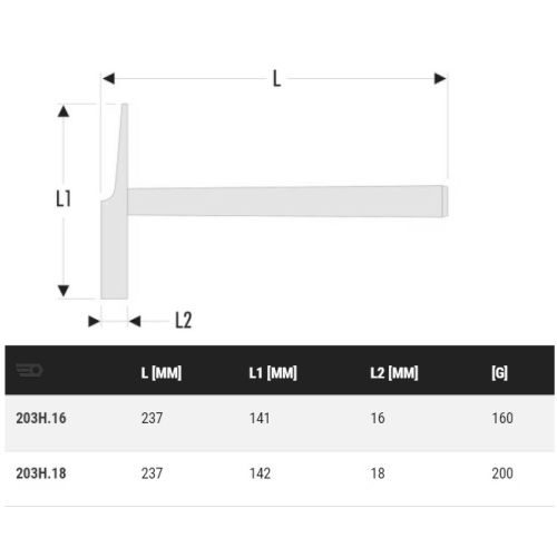 Marteau d'électricien à manche hickory 16mm - FACOM - 203H.16 pas cher Secondaire 1 L