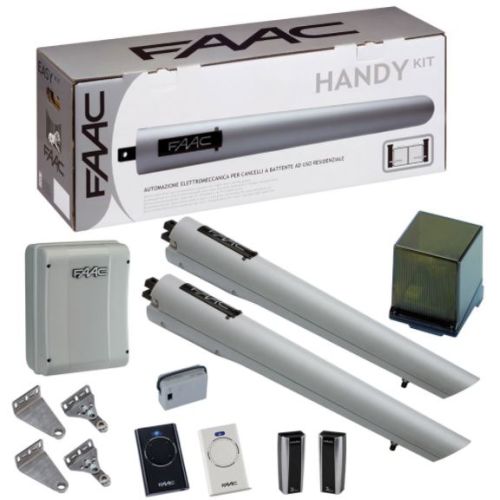 Kit HANDY intégral pour portail battant 24 V FAAC 105998144 photo du produit Principale L