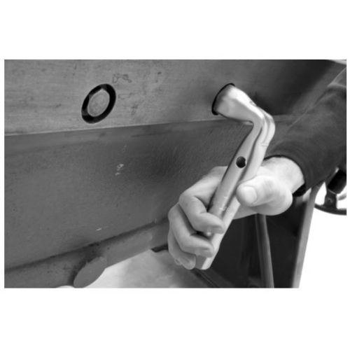 Clé en tube coudée métrique D.4mm L.95mm - FACOM - 92A.4 pas cher Secondaire 2 L