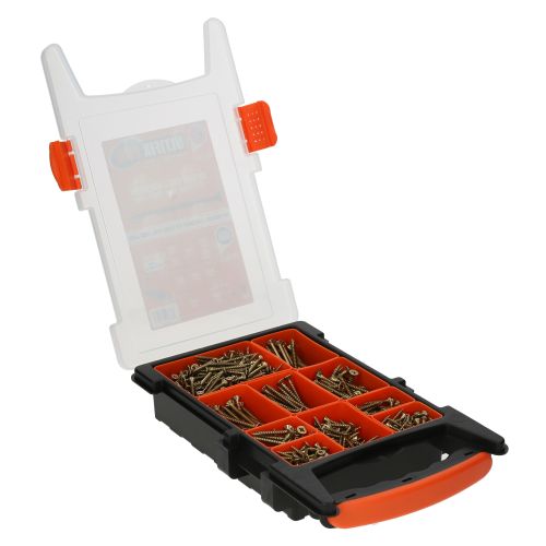 Vis à bois agglomérés tête fraisée Pozidrive zingué jaune coffret de 1000 ULTIMA GRAPPACK05 photo du produit Secondaire 4 L
