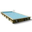 Piscine LINEA 500 x 800 H 140 cm liner bleu 75/100 UBBINK 7504771 photo du produit