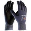 Gants de travail tricoté vanisé nylon MaxiCut® Ultra™ bleu/noir T9 - ATG - AT443745-ZZ09ACA pas cher