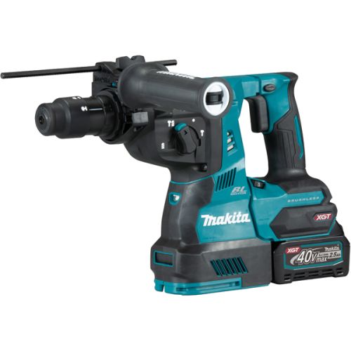 Perforateur SDS Plus 40 V + 2 batteries XGT 2,5 Ah + chargeur + coffret MAKPAC MAKITA HR004GD201 photo du produit Secondaire 2 L