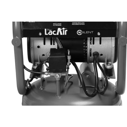 Compresseur 1100W Silent 12/40 V SH 12m3/h 40l - LACME - 461930 pas cher Secondaire 2 L