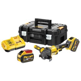 Meuleuse 54 V 2.0 XR Flexvolt DCG418X2 Dewalt + 2 batteries 3 Ah + chargeur + TSTAK II photo du produit Principale M