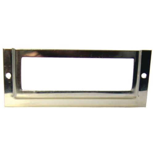 Porte-étiquette acier nickelé 72 x 37 mm SELECT HARDWARE 108942 photo du produit Principale L