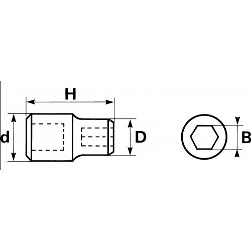 Douille porte-embouts 3/8'' - 1/4'' Junior - SAM OUTILLAGE - JD-1 pas cher Secondaire 1 L