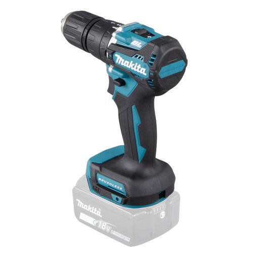 Perceuse visseuse à percussion 18 V LXT D 13 mm + coffret MAKPAC (sans batterie nu chargeur) MAKITA DHP487ZJ photo du produit Secondaire 1 L