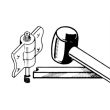 Jeu d'outils pour démontage de charnières de porte 4 pièces KS TOOLS 140.2190 photo du produit Secondaire 1 S