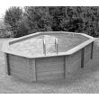 Piscine SUNWATER 300x490 H120cm liner bleu 75/100 - UBBINK - 7504595 pas cher
