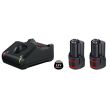 Meuleuse d'angle 12 V GWS 12V-76 + 2 batteries 3 Ah + chargeur + coffret L-Boxx BOSCH 06019F200Y photo du produit Secondaire 4 S