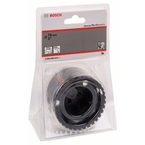Scie-trépan diamantée Diamond for Hard Ceramics diamètre 76 mm 3'' - BOSCH - 2608580319 pas cher Secondaire 1 L