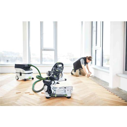 Aspirateur CLEANTEC 2x18V CTLC MINI I-Plus + 4 batteries 5 Ah + chargeur - FESTOOL - 577670 pas cher Secondaire 7 L