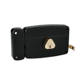 Serrure monopoint en applique ERCY horizontal pêne en laiton 5G photo du produit