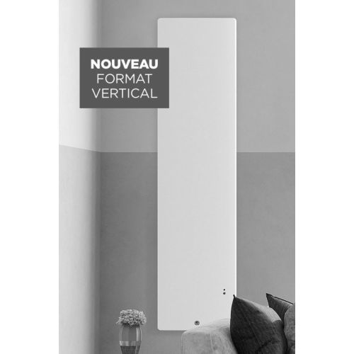 Radiateur électrique INGENIO 4 1000W vertical intelligent blanc mat - THERMOR - 429353 pas cher Principale L