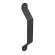Poign&eacute;e Om&eacute;ga en applique Roc Design acier finition noir MANTION RD-3B photo du produit
