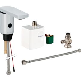 Robinetterie de lavabo HYTRONIC Geberit type 186 automatique avec mitigeur - 116.366.21.1 photo du produit Principale M