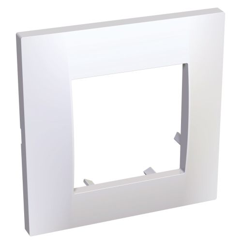 Plaque de finition blanc 9010 1 poste - SCHNEIDER ELECTRIC - ALB45650 pas cher