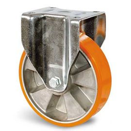 Roulette Guitel Hervieu bandage polyuréthane corps aluminium à platine - U5R-21 photo du produit Principale M