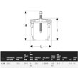 Extracteur pour prise extérieure 3 griffes longues 25-260mm - FACOM - U.20B pas cher Secondaire 1 S