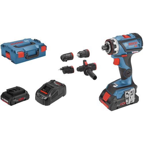 Perceuse-visseuse 18V GSR 18V-60 FC + 2 batteries ProCore 4Ah + chargeur + coffret L-BOXX BOSCH 06019G710Q photo du produit