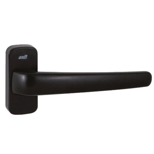 Paire de béquille Siluete à ressort carré 8 mm sur rosace noire SOFI 5113300133 photo du produit Principale L
