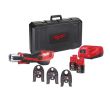 Sertisseuse hydraulique 12 V M12 Force Logic™ HPT-202C TH-SET + 2 batteries 2 Ah + chargeur + coffret MILWAUKEE 4933443105 photo du produit