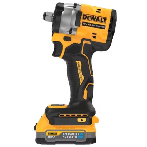 Boulonneuse à chocs 1/2'' 18 V XR POWERSTACK BRUSHLESS + 2 batteries 1,7 Ah DEWALT DCF921E2T-QW photo du produit Secondaire 2 L