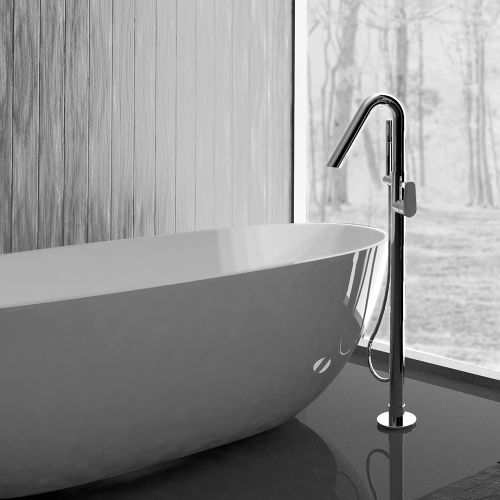 Mitigeur bain-douche sur colonne ALEXIA 368503S monocommande chromé sans ensemble de douche - RAMON SOLER - 36C303354 pas cher Secondaire 2 L