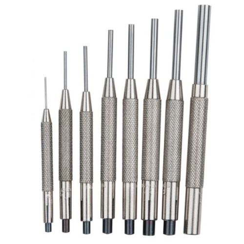 Jeu de 8 chasse-goupilles avec douilles de guidage 0,9 à 5,9 mm KS TOOLS 162.2310 photo du produit Principale L