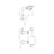 Mitigeur bain-douche thermostatique sur colonnes sans ensemble AROLA 2635S - RAMON SOLER - 226509 pas cher Secondaire 1 S