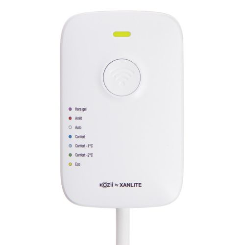 Thermostat connecté KOZII pour radiateur électrique XANLITE KZBOTHELEPA photo du produit