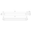 Barre de contact 850 mm PMR IZYX SPB85010 photo du produit Secondaire 1 S