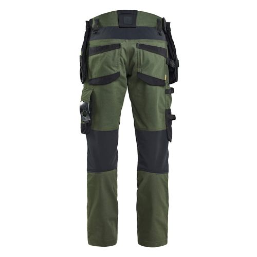 Pantalon artisan stretch STRIKER vert for&ecirc;t/noir T38L - BL&Aring;KL&Auml;DER - 197011494298C144 pas cher Secondaire 1 L