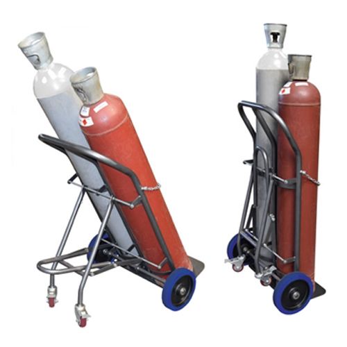 Diable Stockman porte 2 bouteilles avec béquille escamotable 200 kg - SAC200-RSB photo du produit Secondaire 2 L