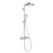 Colonne de douche CROMETTA S 240 mm / 1 jet avec mitigeur thermostatique HANSGROHE 27268000 photo du produit