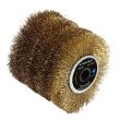 Brosse en acier laitonnée D 80 mm PEUGEOT OUTILLAGE 800281 photo du produit