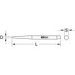 Pointeau de montage 5 x 180 mm KS TOOLS 129.2189 photo du produit Secondaire 1 S