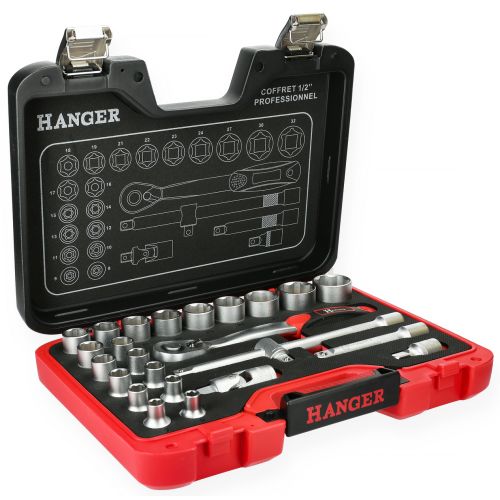Coffret de douilles 1/2'' Hanger 25 pièces photo du produit