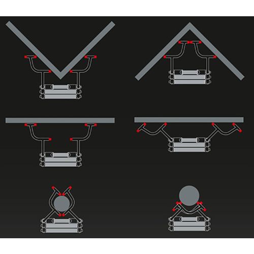 Top support écarteur pour échelle télescopique TELESTEPS TEL-9160TSE photo du produit Secondaire 5 L